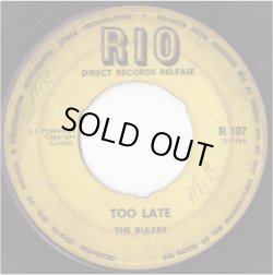 画像1: THE RULERS . TOO LATE . COPASETIC (Carl Dawkins)