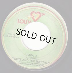 画像1: TOOTS AND THE MAYTALS . PAPA D . YOU NEVER KNOW