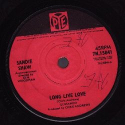 画像1: SANDIE SHAW / LONG LIVE LOVE . I'VE HEARD ABOUT HIM