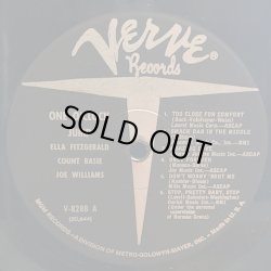 画像3: ELLA FITZGERALD,COUNT BASIE,JOE WILLIAMS / ONE O'CLOCK JUMP