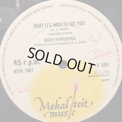 画像3: RICKY PEPPERTREE / BABY IT'S NICE TO SEE YOU