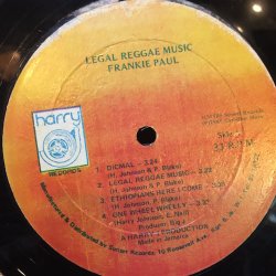 画像3: FRANKIE PAUL / LEGAL REGGAE MUSIC