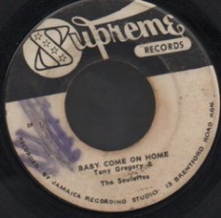 画像1: TONY GREGORY the soulettes / BABY COME ON HOME . MARIA ELENA