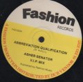 ASHER SENATOR / ABBREVIATION QUALIFICATION . FAST FASHION ORIGINATION