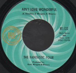 画像1: THE FANTASTIC FOUR / AIN'T LOVE WONDERFUL . THE WHOLE WORLD IS A STAGE