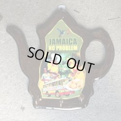 画像1: ジャマイカ ポット型の壁掛け カギ掛け付き