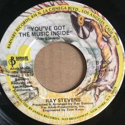 画像2: RAY STEVENS / THE STREAK . YOU'VE GOT THE MUSIC INSIDE