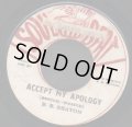 B B SEATON / ACCEPT MY APOLOGY