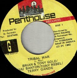 画像1: BRIAN & TONY GOLD . BUJU BANTON . TONY REBEL . TERRY GANZIE / TRIBAL WAR