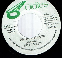 画像1: NITTY GRITTY / WE RUN THINGS