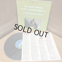 画像5: THE JIMMY OWENS- KENNY BARRON QUINTET / you had better listen