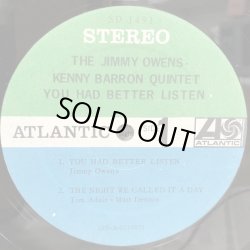 画像3: THE JIMMY OWENS- KENNY BARRON QUINTET / you had better listen