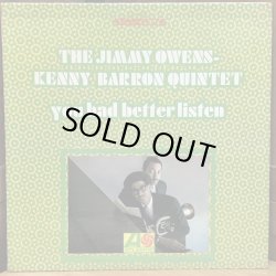 画像1: THE JIMMY OWENS- KENNY BARRON QUINTET / you had better listen