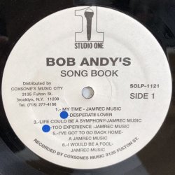 画像4: BOB  ANDY / Bob Andy's SONG BOOK