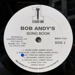 画像5: BOB  ANDY / Bob Andy's SONG BOOK