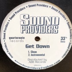 画像1: SOUND PROVIDERS / Get Down b/w No Time 12" E.P.