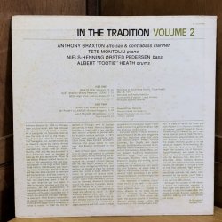 画像2: Anthony Braxton / IN THE TRADITION VOLUME 2  Promo盤