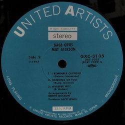 画像5: MILT JACKSON / BAGS' OPUS   ミルト・ジャクソン / バグス・オパス
