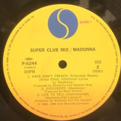 画像5: MADONNA / TRUE BLUE SUPER CLUB MIX  マドンナ - スーパー・クラブ・ミックス　ミニアルバム