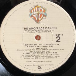 画像6: The Who / Face Dances