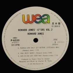 画像4: HOWARD JONES / 12"ERS VOL.2  ~ オンリー・ゲット・ベター - ハワード・ジョーンズ ~  12" E.P. 見本盤