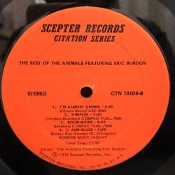 画像5: THE ANIMALS / THE BEST OF THE ANIMALS FEATURING ERIC BURDON