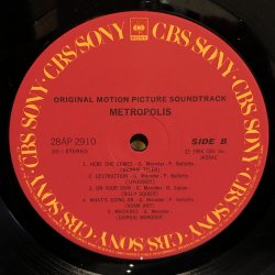 画像6: Giorgio Moroder / METROPOLiS - original motion picture soundtrack