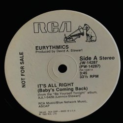 画像4: EURYTHMICS / IT'S ALRIGHT  12" E.P.  PROMO盤