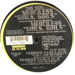 画像1:  STRETCH ARMSTRONG / HIP-HOP REMIXES - MERCILESS " GIRLS, GIRLS " b/w TERROR FABULOUS  " CALL THE HEARSE " 12" E.P.