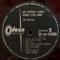画像10: THE BEATLES / SGT PEPPERS LONELYHEARTS CLUB BAND　赤盤  OP-8163 