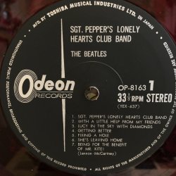 画像9: THE BEATLES / SGT PEPPERS LONELYHEARTS CLUB BAND　赤盤  OP-8163 
