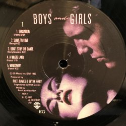 画像7: BRYAN FERRY / BOYS and GIRLS  PROMO盤