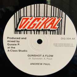 画像5: ANDREW PAUL / TOO STUSH c/w GUNSHOT A FLOW  12" E.P. 