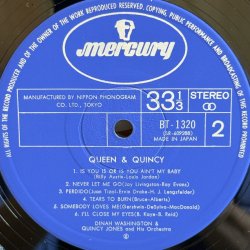 画像9: DINAH WASHINGTON QUINCY JONES / QUEEN & QUINCY 