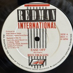 画像1: RED DRAGON / EASE OFF - ADMIRAL TIBETT / NEW TATICS 12"E.P. 