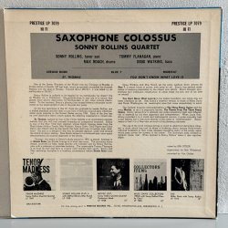 画像2: SONNY ROLLINS / SAXOPHONE COLOSSUS 