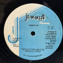 画像2:  LITTLE TWITCH / RESPECT DUE - HIGGS & TWINS / DOWN IN THE GHETTO  12" E.P. 