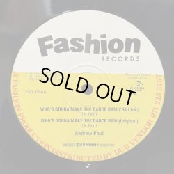 画像2: Tenor Fly & Nico Junior - Andrew Paul / WHO'S GONNA MAKE THE DANCE RAM  12" E.P. 