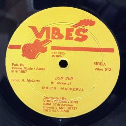 画像1: MAJOR MACKERAL / DON BON c/w GIMME PUNASH  12" E.P. 