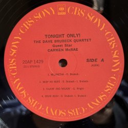 画像5: THE DAVE BRUBECK QUARTET & CARMEN McRAE / TONIGHT ONLY! 