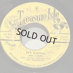 画像1: THE 3 TOPS / IT'S RAINING c/w SOUND OF MUSIC 