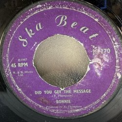 画像2: BONNIE / A MAN CALLED DAN - DID YOU GET THE MESSAGE