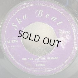 画像2: BONNIE / A MAN CALLED DAN - DID YOU GET THE MESSAGE