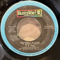 画像1: B.B. KING / THE THRILL IS GONE c/w YOU'RE MEAN 