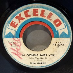 画像2: SLIM HARPO / BABY SCRATCH MY BACK c/w I'M GONNA MISS YOU 