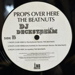 画像2:  DJ DECKSTREAM Remix / INI feat. PETE ROCK -FAKIN JAX / THE BEATNUTS - PROP OVER HERE 12" E.P. 