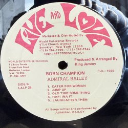 画像5: ADMIRAL BAILEY / BORN CHAMPION 