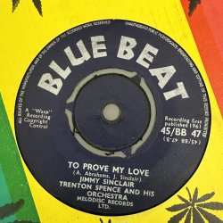 画像2: JIMMY SINCLAIR - TRENTON SPENCE AND HIS ORCHESTRA / VERONA c/w TO PROVE MY LOVE (7")