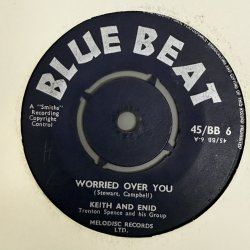 画像2: KEITH AND ENID /-TRENTON SPENCE AND HIS GROUP / WORRIED OVER YOU c/w EVERYTHING WILL BE ALRIGHT (7")