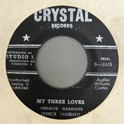 画像2: DERRICK HARRIOTT / DO THE JERK c/w MY THREE LOVES (7") 
